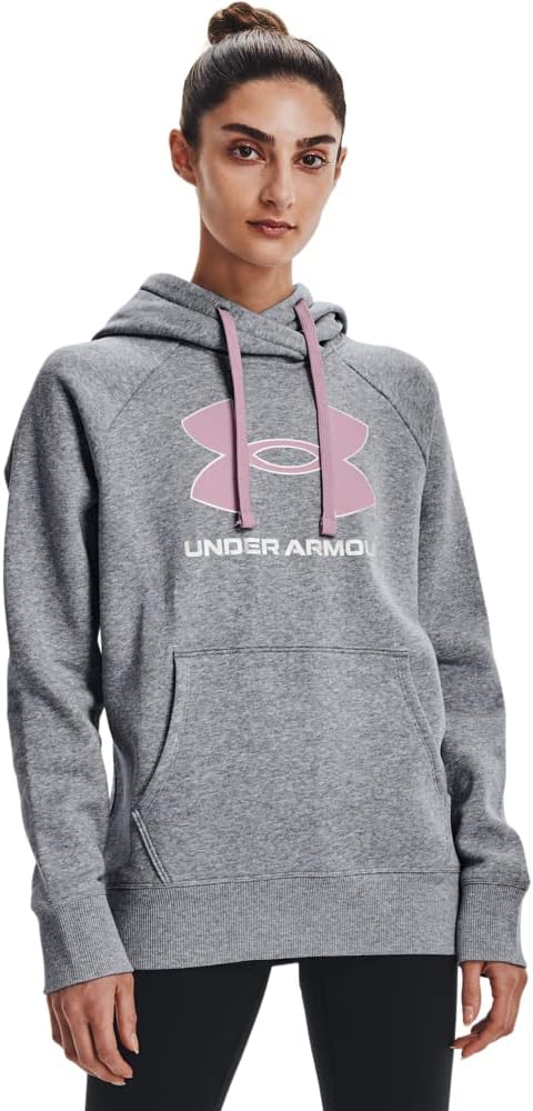 Under Armour Women's Rival Fleece Big Logo Print Fill Hoodie