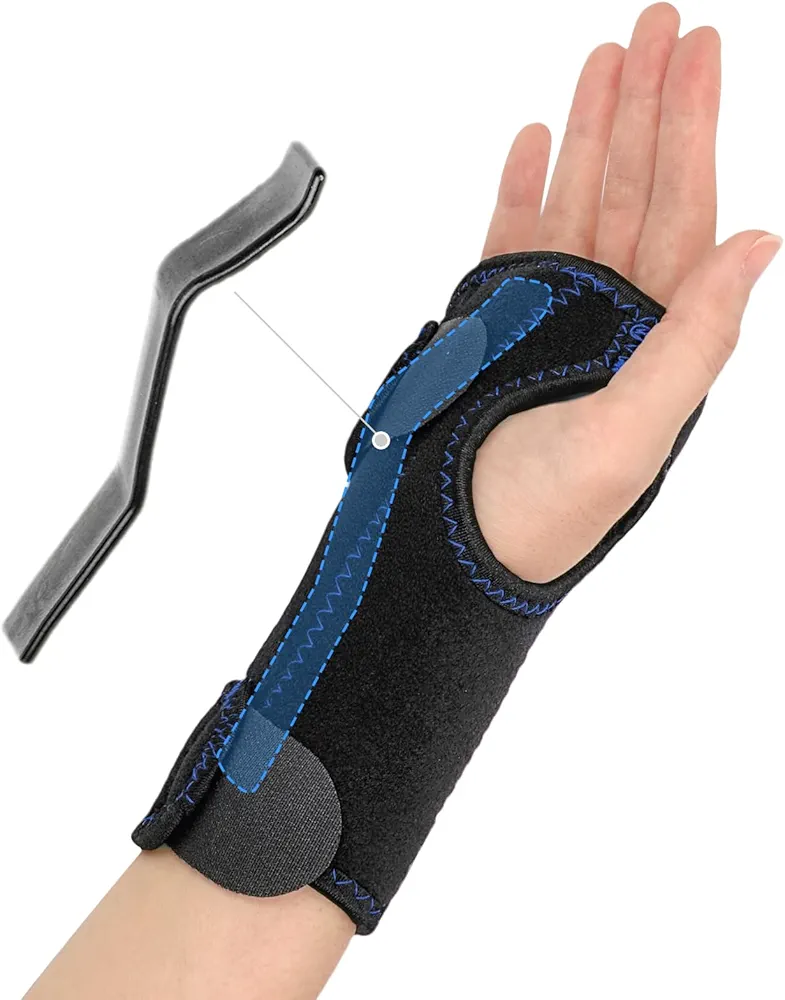 ZOYER Carpal Tunnel Wrist Brace Night Support with Wrist Splint, Adjustable Hand Brace Support for Right and Left Hand, Breathable Wrist Wrap for Arthritis, Tendonitis, Pain Relief, Strains, Sprains