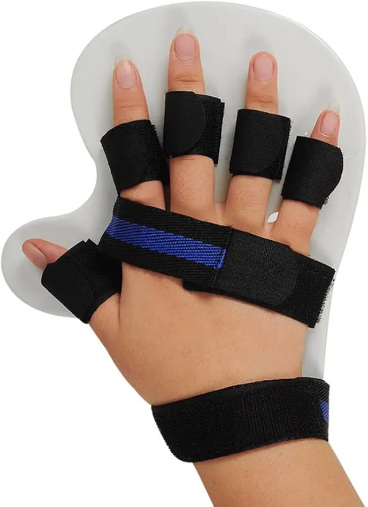 ALisasin Finger Training Device Finger fingerboard rehabilitation training device fixed Rehab Equipment Finger Orthotics Finger Splint Brace ability (Left hand)