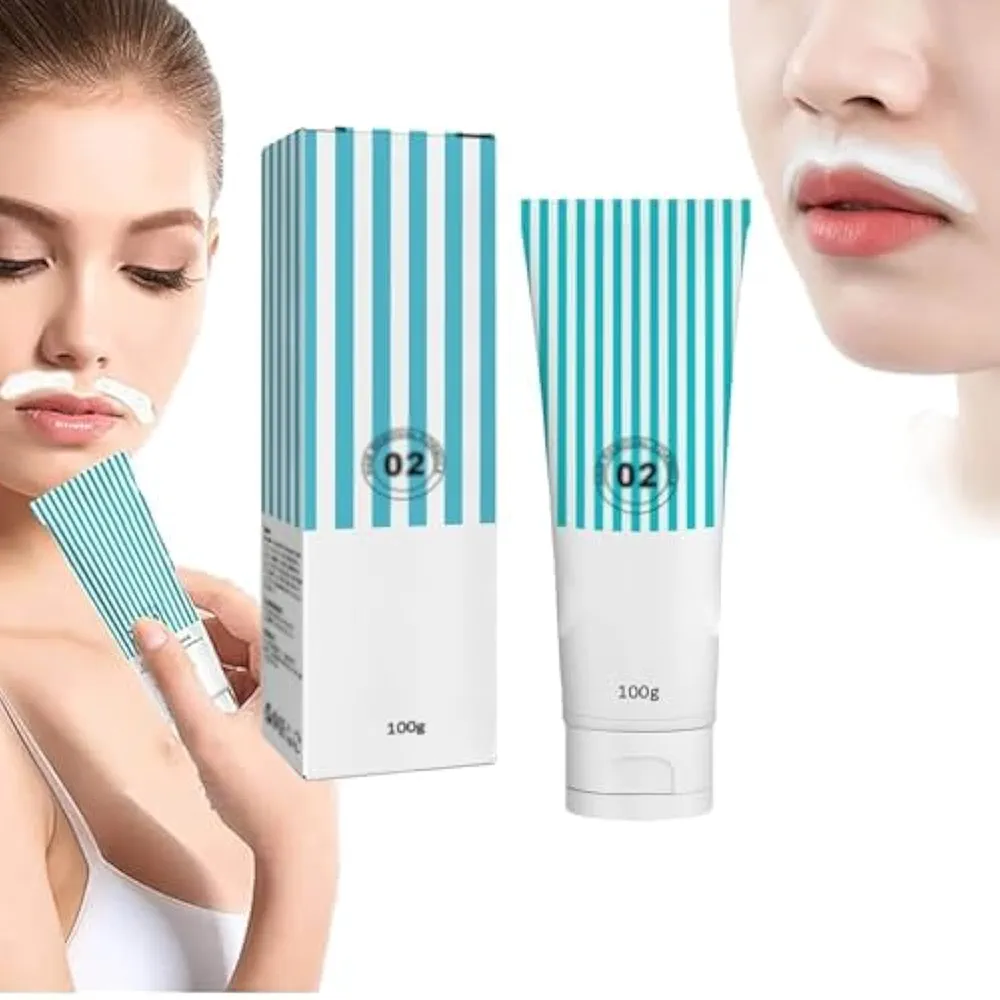 Magic Moisturizing Painless Hair Removal Cream - For Upper Lip, Chin, and Facial Mustache