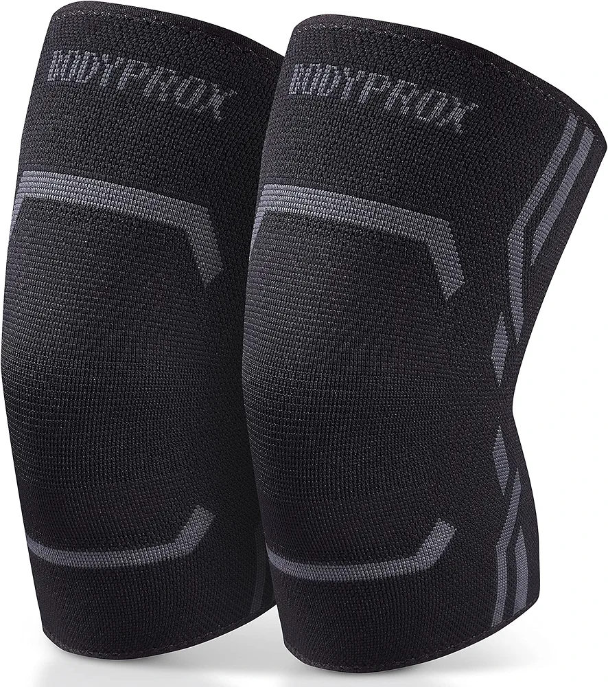 Knee Compression Sleeve for Men and Women (2 Pack), Knee Support Brace for Running and Work out (Medium)