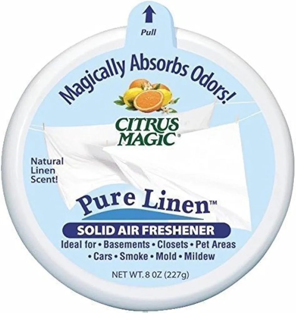 Citrus Magic Solid Odor Absbr Pure Lin 8 Oz