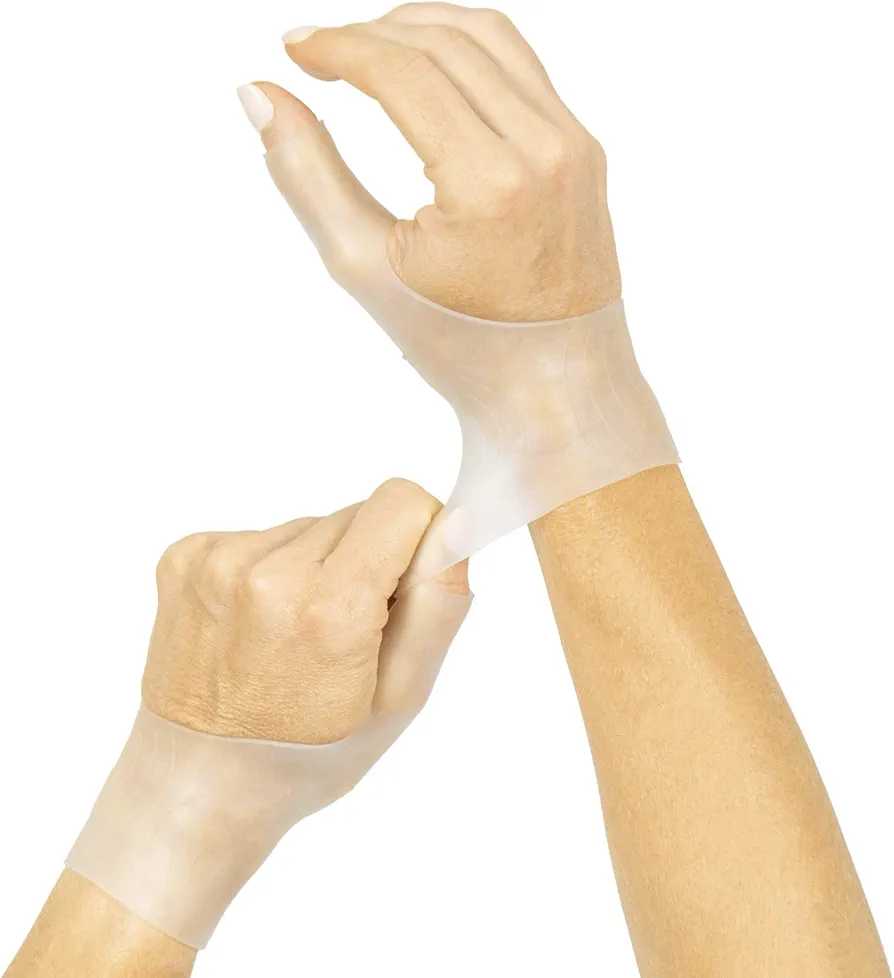 Vive Gel Thumb Wrist Support (Pair) - Waterproof Wrist Brace - Hand Brace Cool Wrap For Arthritis Dequervains Tenosynovitis, Sprained Joint Pain, Left Right Hand Stabilizer For Tendonitis Strain