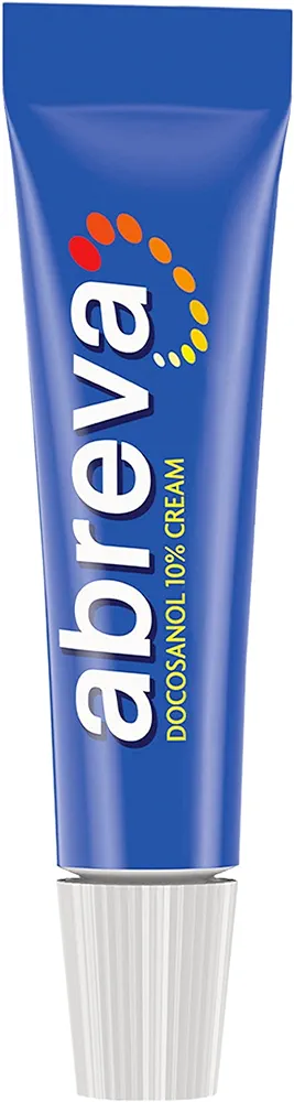 Abreva Docosanol 10% Cream Tube, FDA Approved Treatment for Cold Sore/Fever Blister, 2 grams