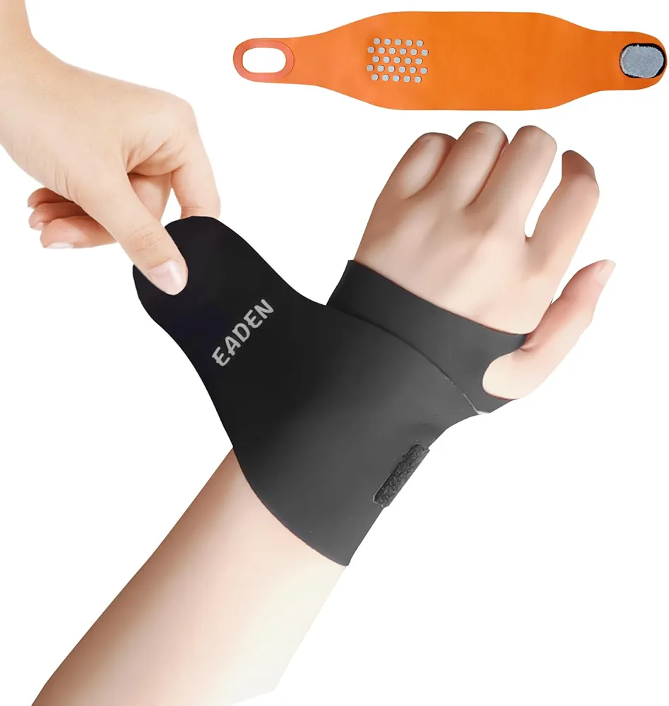 Wrist Brace Ulnar Wrist Brace Ultra-Thin Elastic for TFCC Tear,Wrist wraps Repetitive Wrist Use Injury,Support for Carpal Tunnel Pain & Tendonitis Relief,Fits Both Wrists