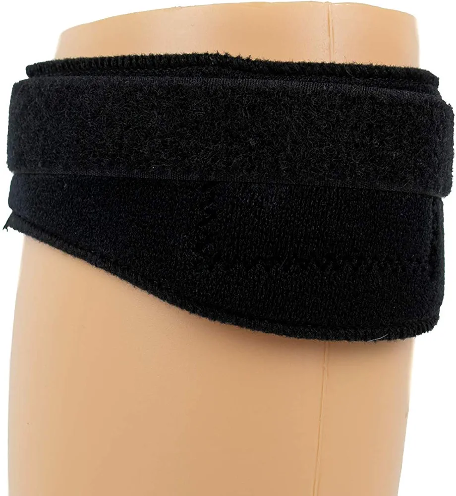 Rolyan 51632 Sammons Preston Neoprene Patellar Band for Men & Women, Black, Universal Size