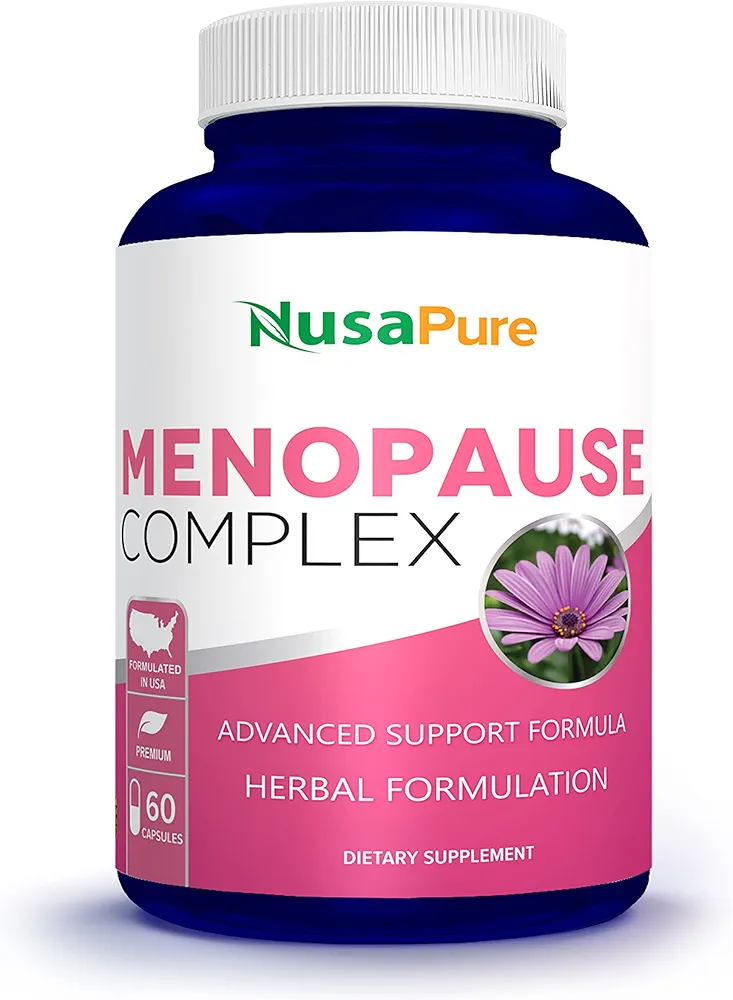 NusaPure Menopause Complex : Black Cohosh and Herbal Ingredients - 60 Capsules