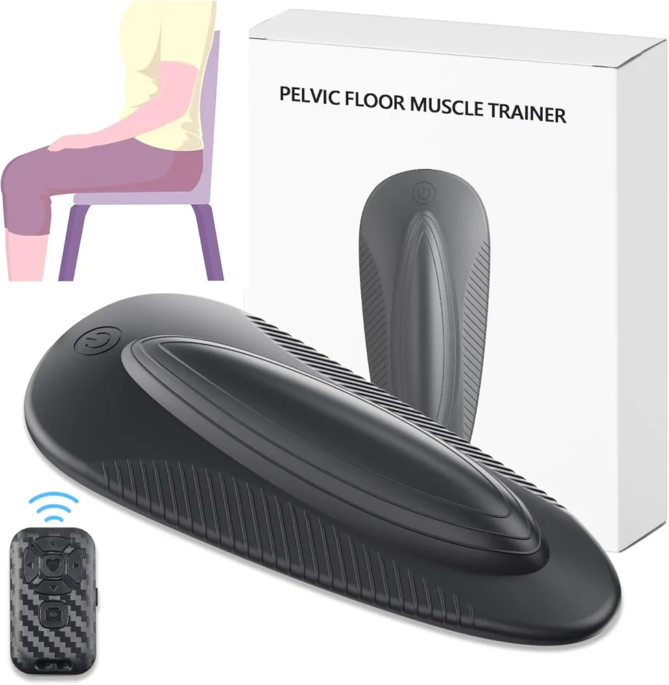 Pelvic Floor Muscle Trainer, Enhancing muscle strength through Kegel exercises, Suitable for men and women to exercise, Pelvic floor muscles endurance recovery(Dark Grey)