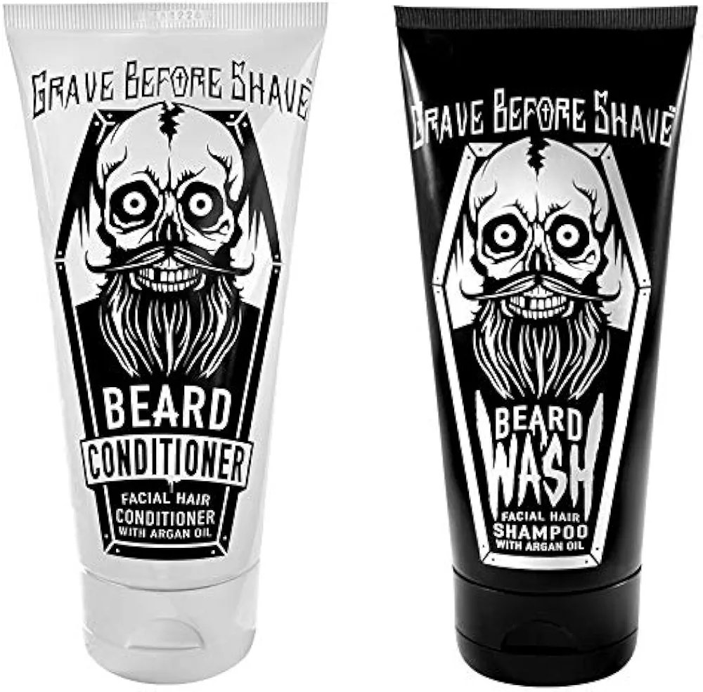 Grave Before Shave™ Beard Wash & Beard Conditioner Pack