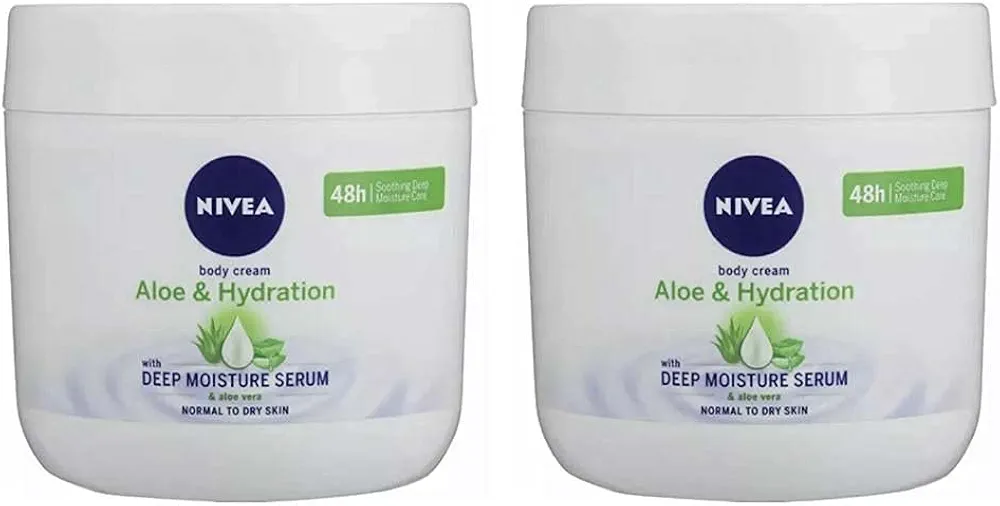 NIVEA Aloe and Hydration Body Cream 13.52 oz (2)