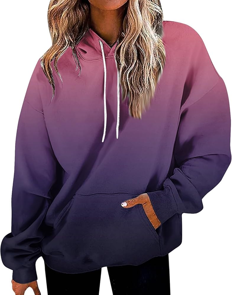 Plus Size Hoodies For Women Fashion Graphic Sweatshirt For Women Long Pullover Fall Clothes For Women 2023