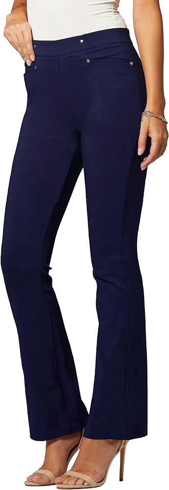 Premium Women's Stretch Ponte Pants - Wear to Work - Dressy Leggings