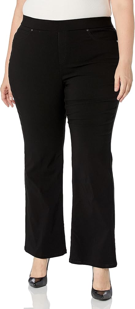 Skyes The Limit Women's Plus Size Tech Stretch Boot Leg Pant