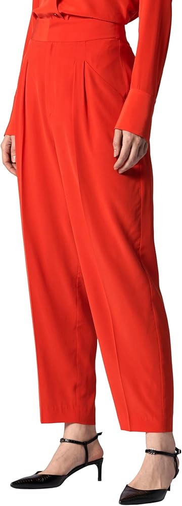 Equipment Women's Beckett Trouser Pant in Fiery Red