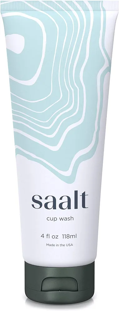 Saalt Menstrual Cup Wash - Made in USA - Premium Formula for Silicone Menstrual Cups (4 oz)