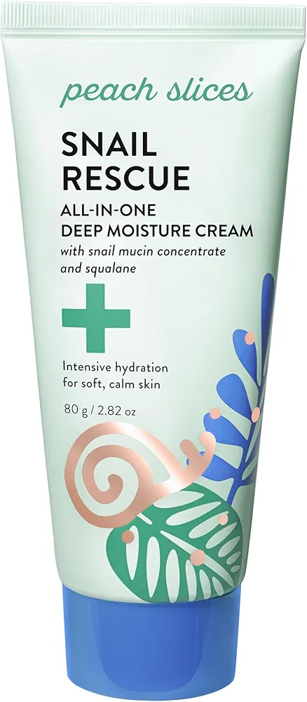 Peach Slices Snail Rescue All-In-One Deep Moisture Cream