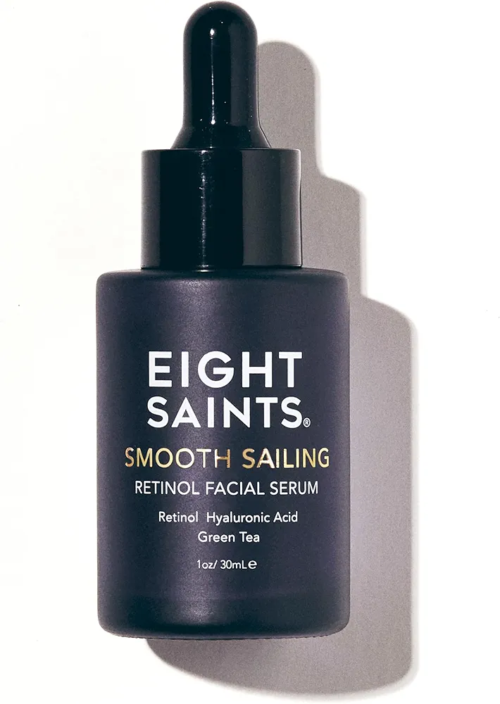 Eight Saints Retinol Skin Care Serum Treatment For Firming Face Lines & Eye Wrinkles, Deep Hydrating Facial Skincare Serum For Anti Aging, 1 Ounce