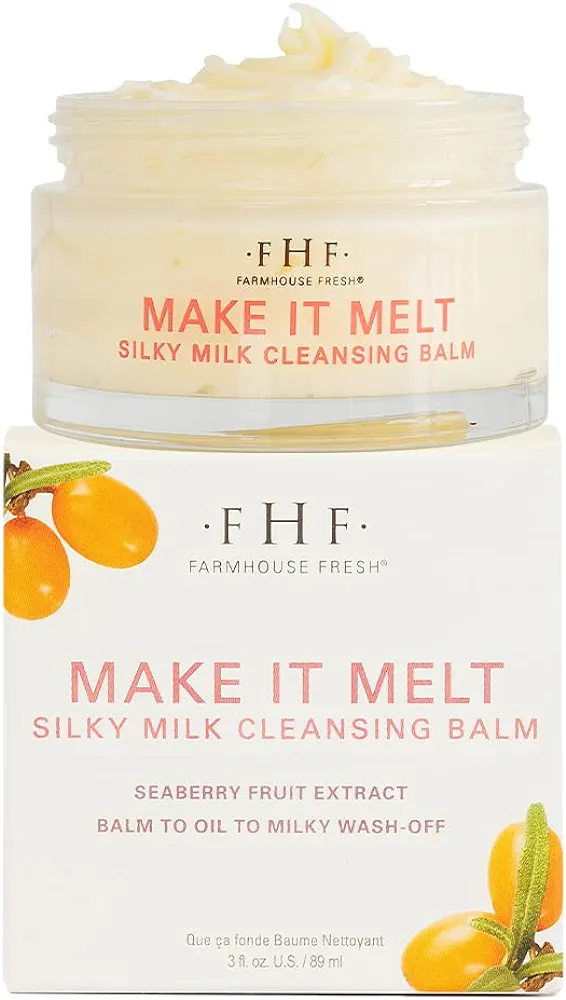 FarmHouse Fresh Make It Melt Silky Milk Cleansing Balm, 3 fl. oz.