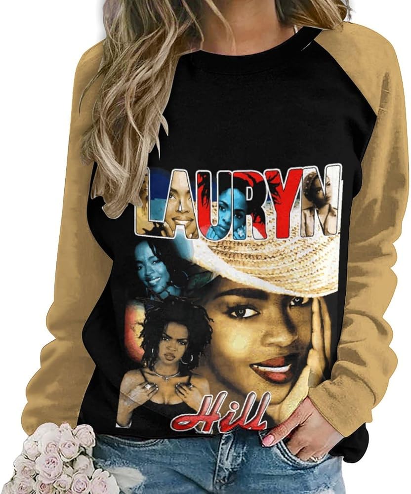 Women's Casual Hoodies Sweatshirts Loose Fit Comfy Crewneck Pullover Tops