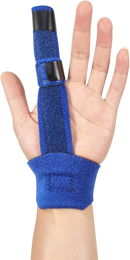 Finger Support Splint, Adjustable Finger Brace for Sprain, Fracture Recovery, and Joint Support, Ventilate Finger Splints for Broken Finger, Finger Protectors