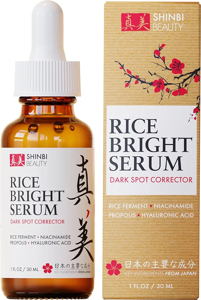 Japanese Skincare Products - Niacinamide Melasma Brightening Serum for Dark Spots, Hyperpigmentation & Uneven Skin Tone 1oz