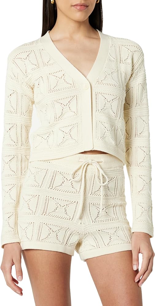 The Drop Women's Lee Crochet Cardigan