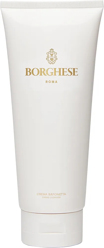 Borghese Crema Saponetta Creme Cleanser, Deep Cleansing Creme Face Wash, 6.7 FL Oz