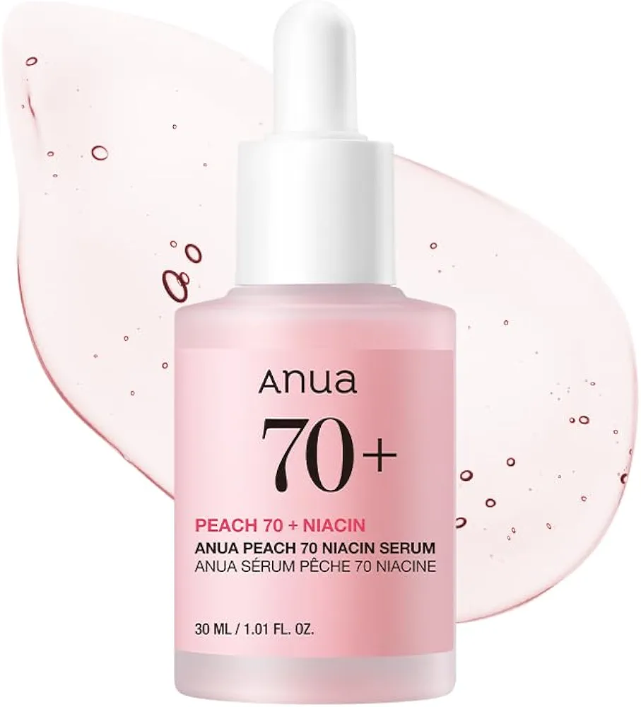 Anua Peach 70 Niacinamide Serum 30ml / brightening hydrating face serum/daily clean beauty (1.01 fl. oz.)