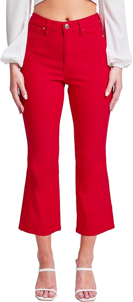 YMI Women's Hyperstretch Cropped Straight Leg