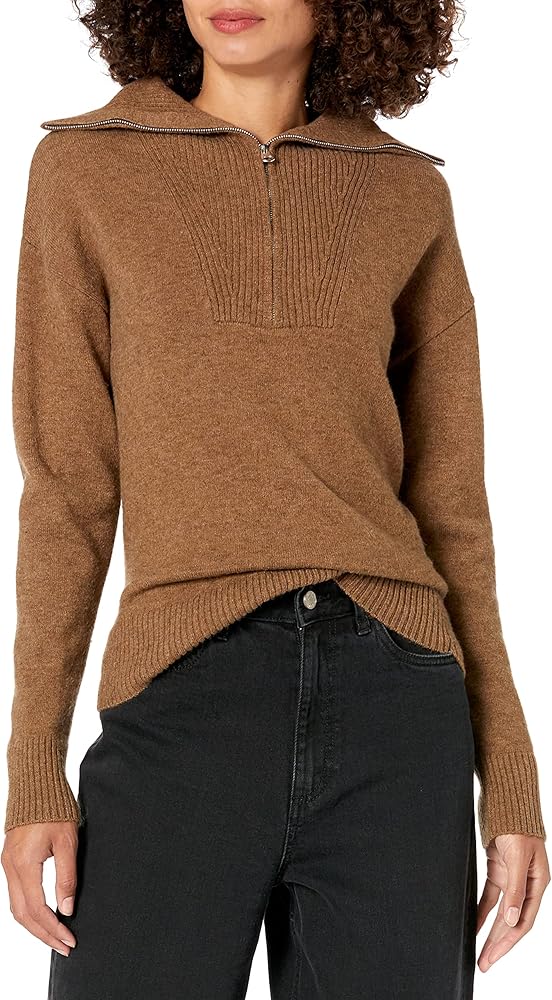 The Drop Women's Kai Half Zip Sweater