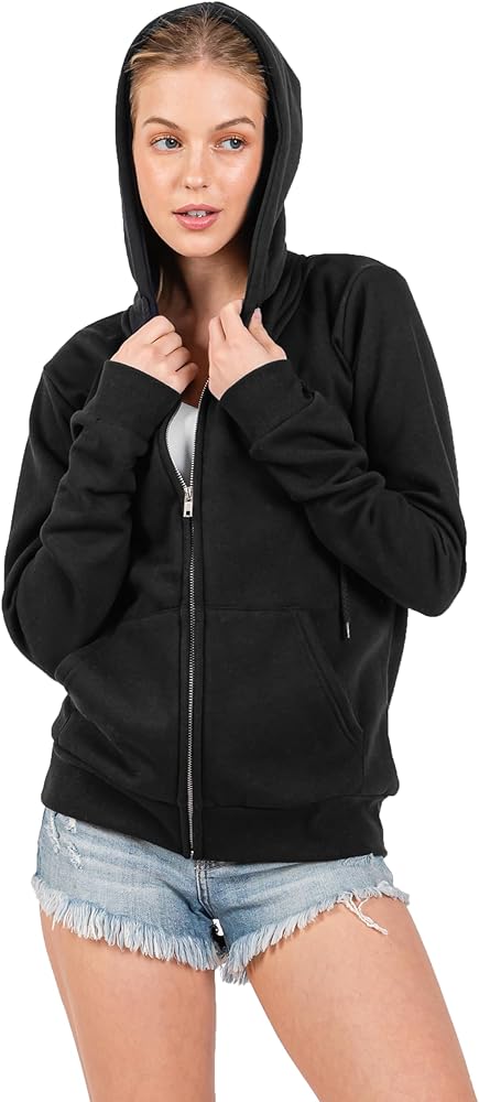 Urban Look Everyday Soft Fleece Zip Up Hoodies