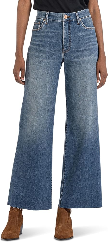 KUT from the Kloth Meg High-Rise Fab AB Wide Leg in Beckon