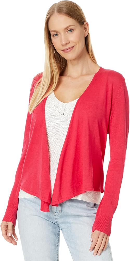 NIC+ZOE Women's All Year 4-Way Cardigan, Bright Rose