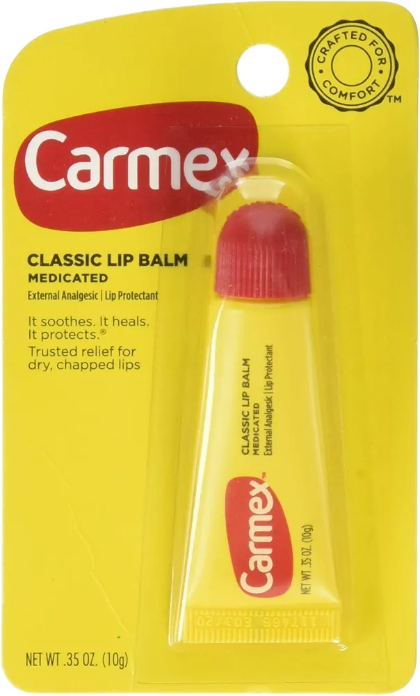 Carmex Classic Lip Balm, Medicated, 0.35 oz