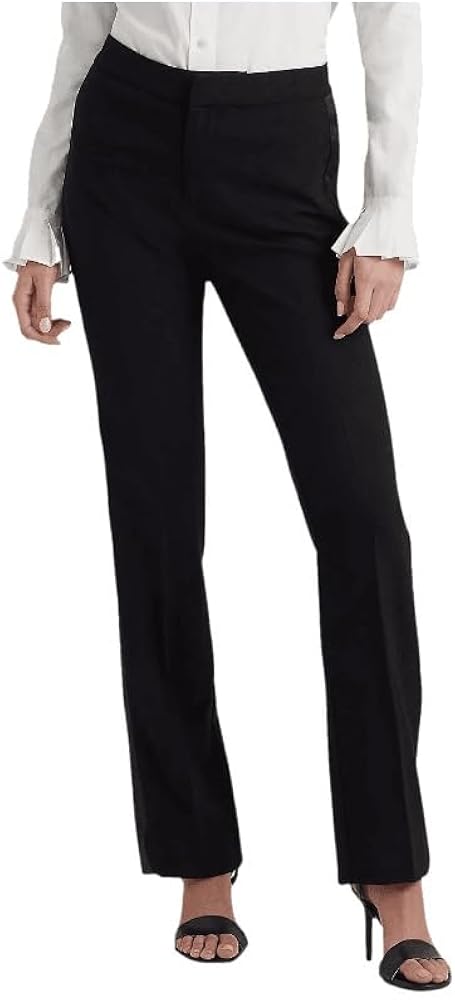 Lauren Ralph Lauren Women’s Side-Stripe Wool Crepe Pants in Polo Black (16)