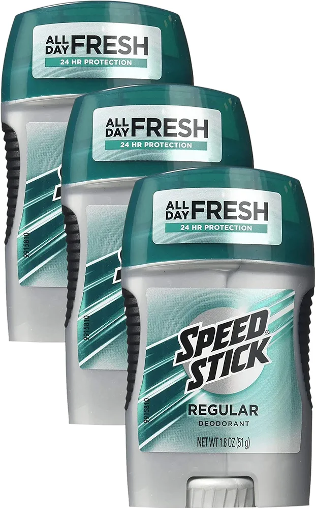 Speed Stick Deodorant for Men, Regular - 1.8 Ounce (Pack of 3)