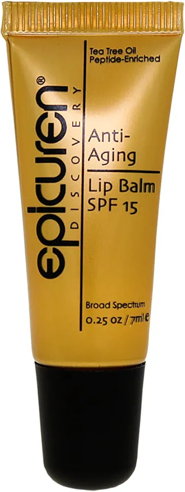 Epicuren Discovery Anti-aging Lip Balm SPF 15, Tea Tree, 0.25 oz.