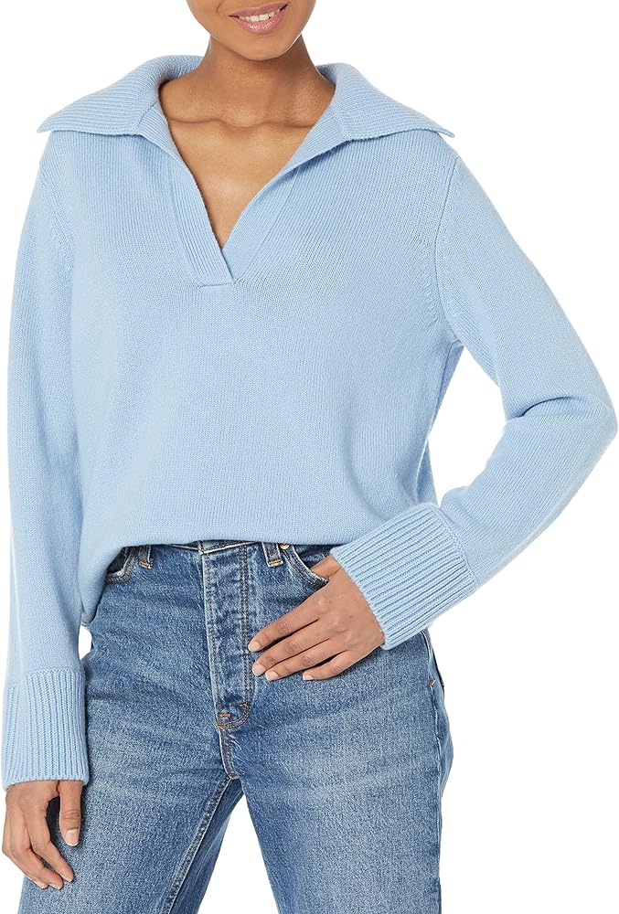 Vince Women's Johny Collar Easy Sweater