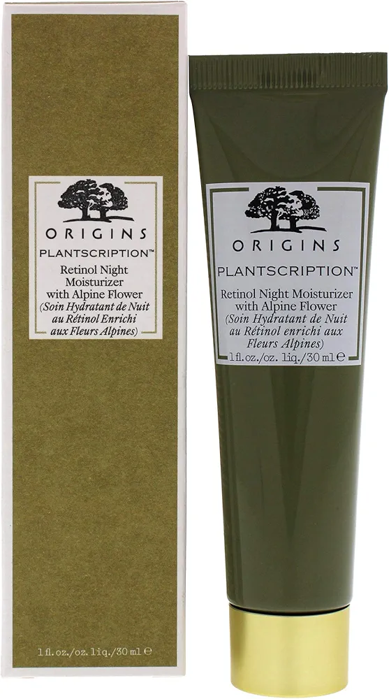 Origins Plantscription Retinol Night Moisturizer With Alpine Flower Unisex Moisturizer 1 oz