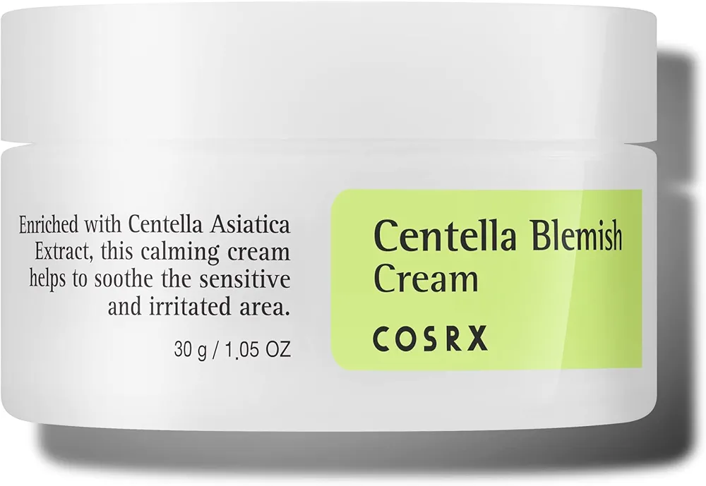 COSRX Centella Blemish Cream, 1.05 fl.oz / 30g | Centella | Korean Skin Care, Vegan, Cruelty Free, Paraben Free