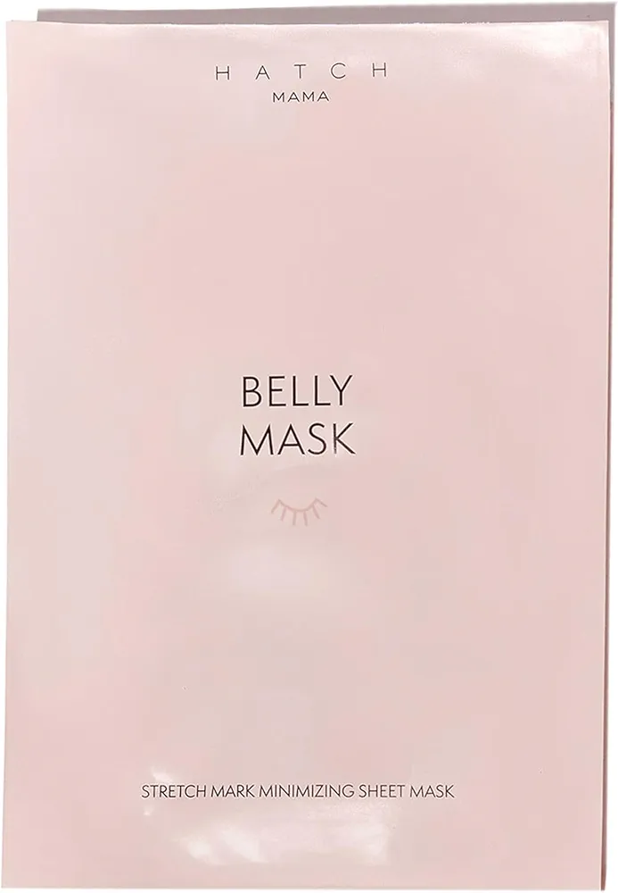 HATCH The Belly Mask - The Belly Facial Masks for Pregnancy Stretch Marks Prevention - Hydrating & Fragrance Free Belly Mask for Pregnancy & Postpartum - 1 Pack