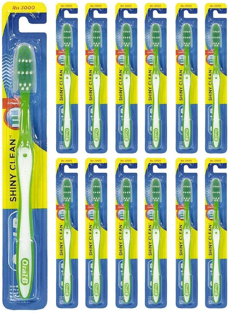 Oral B OB-Shinycln-12pk 12 Pack - Shiny Clean Soft 35