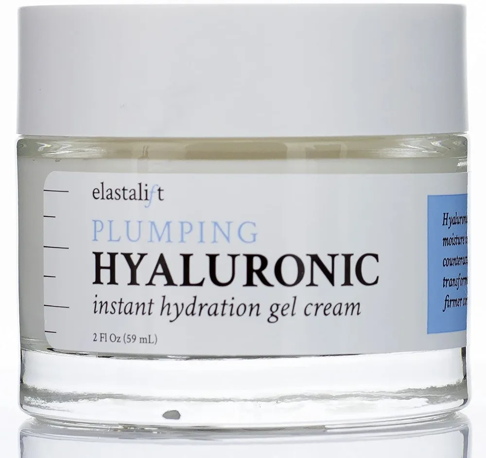 Elastalift Hyaluronic Acid Moisturizer + Vitamin C Face Cream | Anti Aging Cream Hydrating + Plumping Face Lotion For Women, Men, Dry Skin, Wrinkles, & Fine Lines | Facial Skin Care Products, 2 Fl Oz