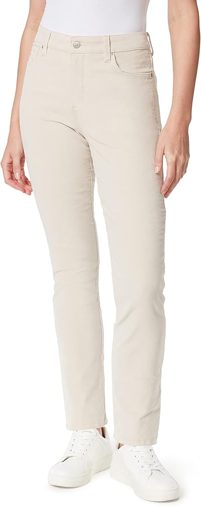 Gloria Vanderbilt Women's Petite Amanda Corduroy Slim High Rise Pant