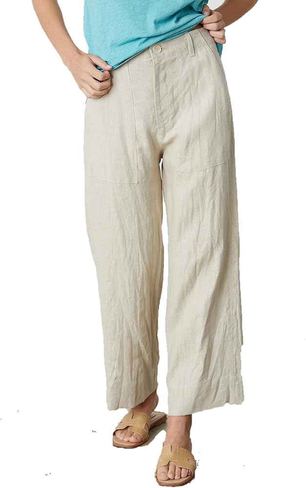 Velvet by Graham & Spencer Women's Dru Heavy Linen Pant