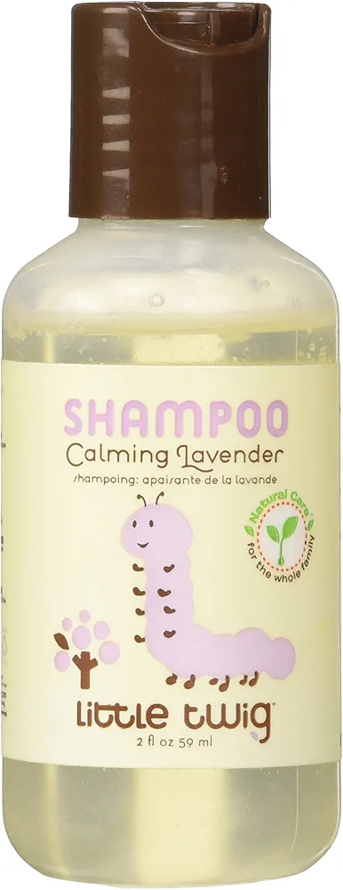 Little Twig All Natural, Hypoallergenic Baby Shampoo, Calming Lavender Scent, 2 Ounce Bottle