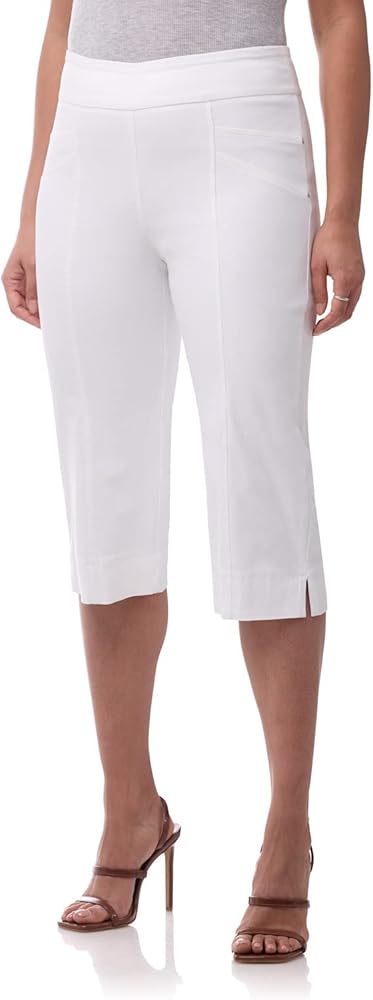 Rekucci Womens Ease into Comfort Capri with Seams