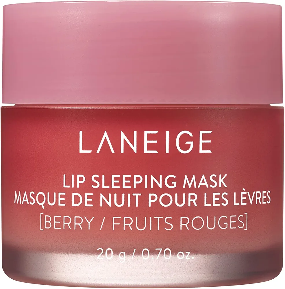 LANEIGE Lip Sleeping Mask: Nourish, Hydrate, Vitamin C, Murumuru & Shea Butter, Antioxidants, Flaky, Dry Lips