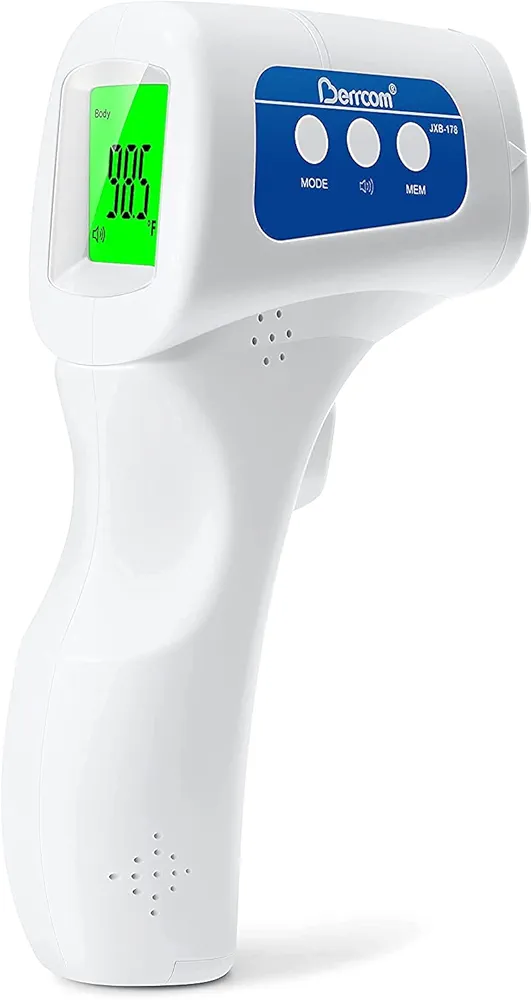 Digital Thermometer for Kids Digital Thermometer Forehead for Adults Baby Thermometer for Infants Temperature Thermometer No Touch Thermometer, JXB-178