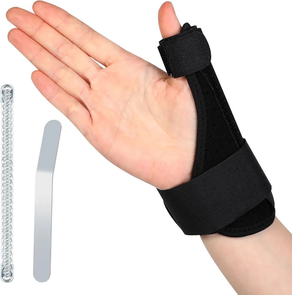 Thumb Spica Splint, Lightweight Wrist Splint, Breathable Hand Brace for Right and Left Hand, Pain Relief Thumb and Wrist Support Brace for Carpal Tunnel Arthritis Tendonitis Sprains